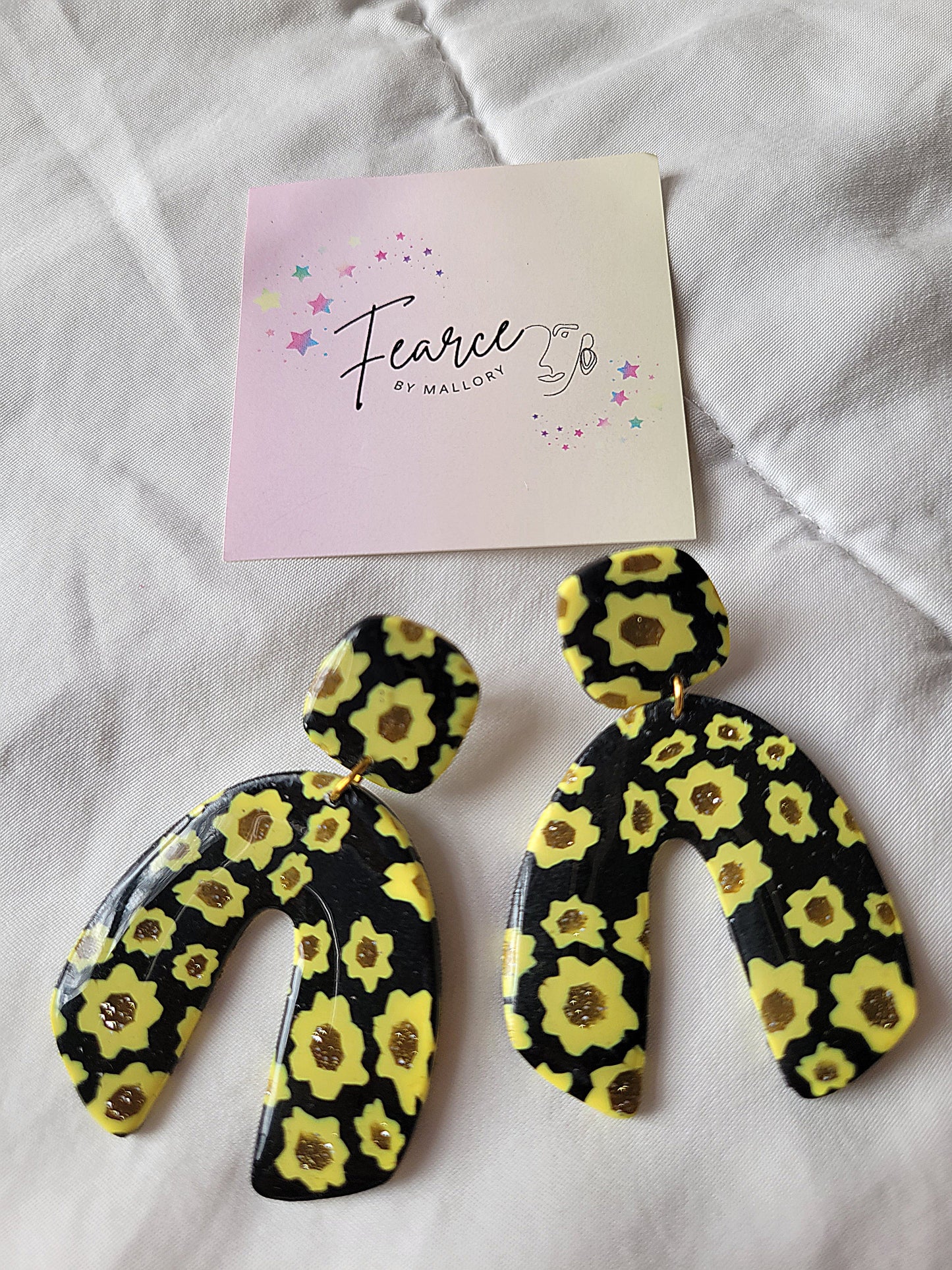 Sunflower Baby Earrings
