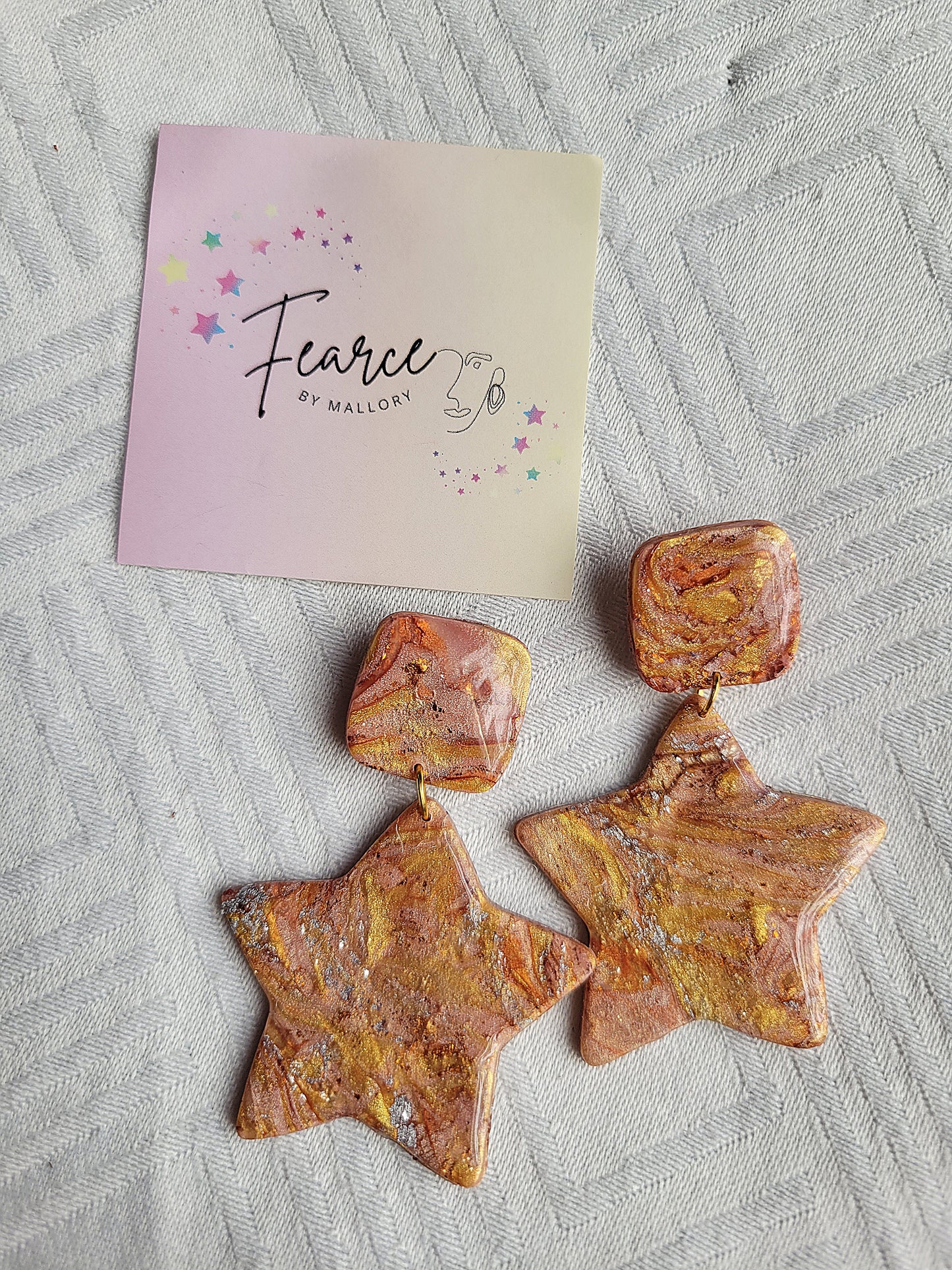 Honey Star Earrings