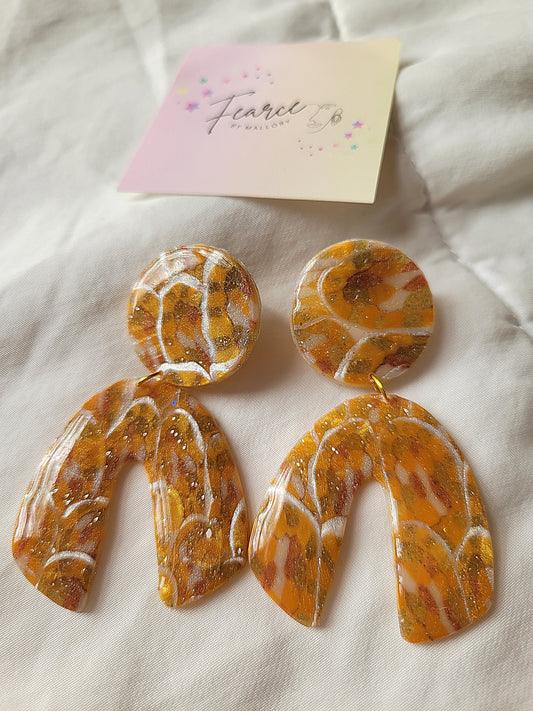 Honeycomb Glam Earrings