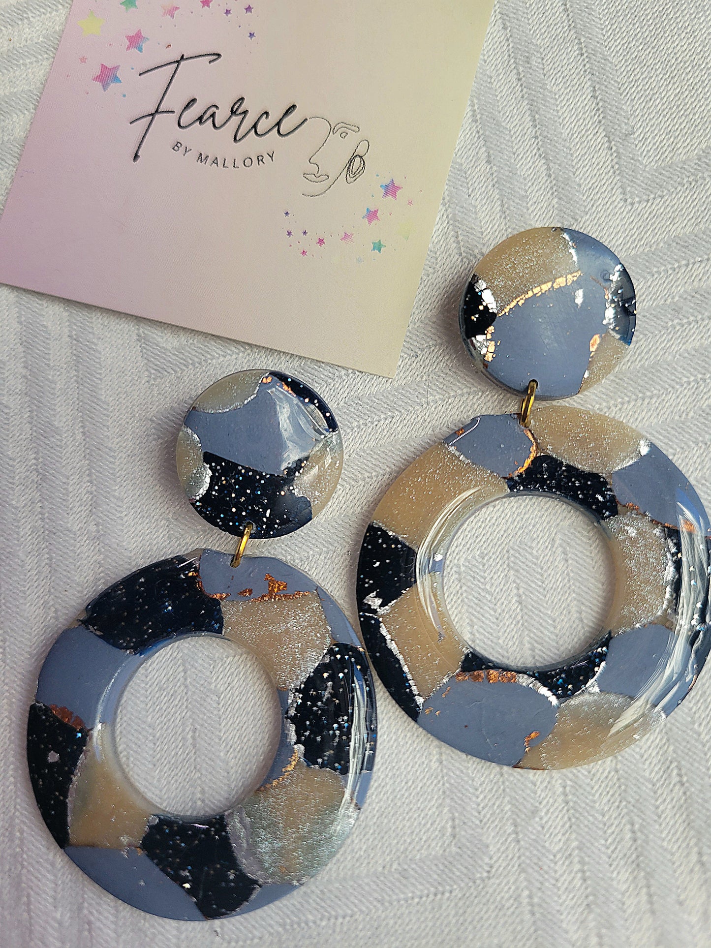 Sparkle Blue Earrings