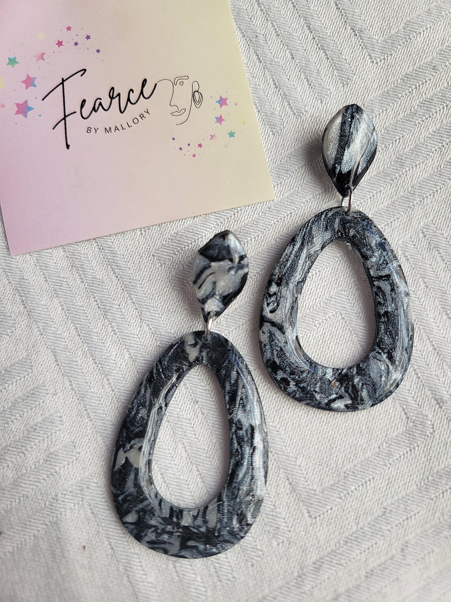 Quick Silver Hoop Dangles