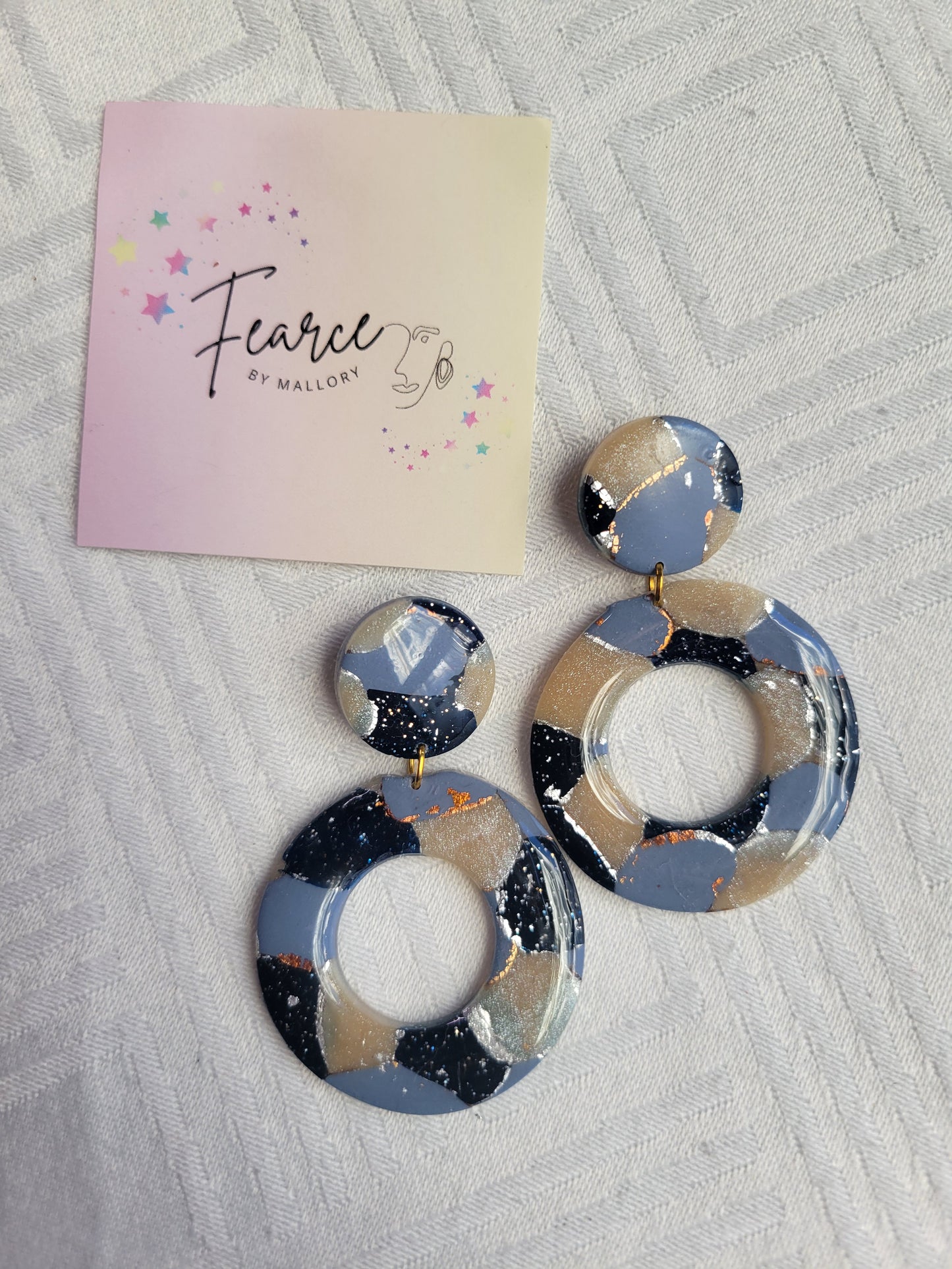 Sparkle Blue Earrings