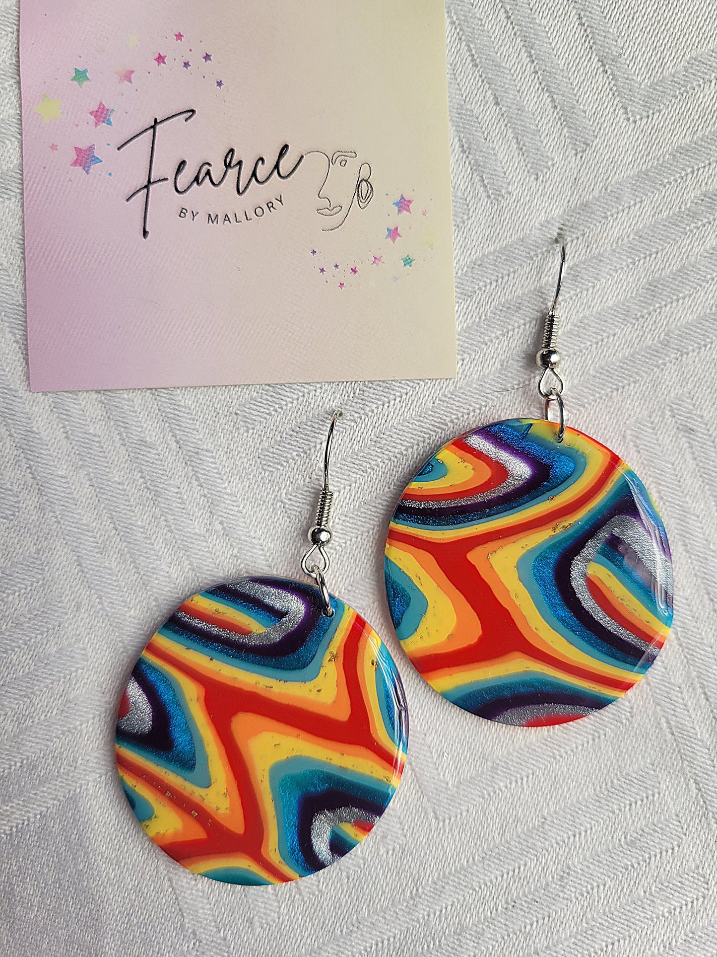 Rainbow Hippie Dangles