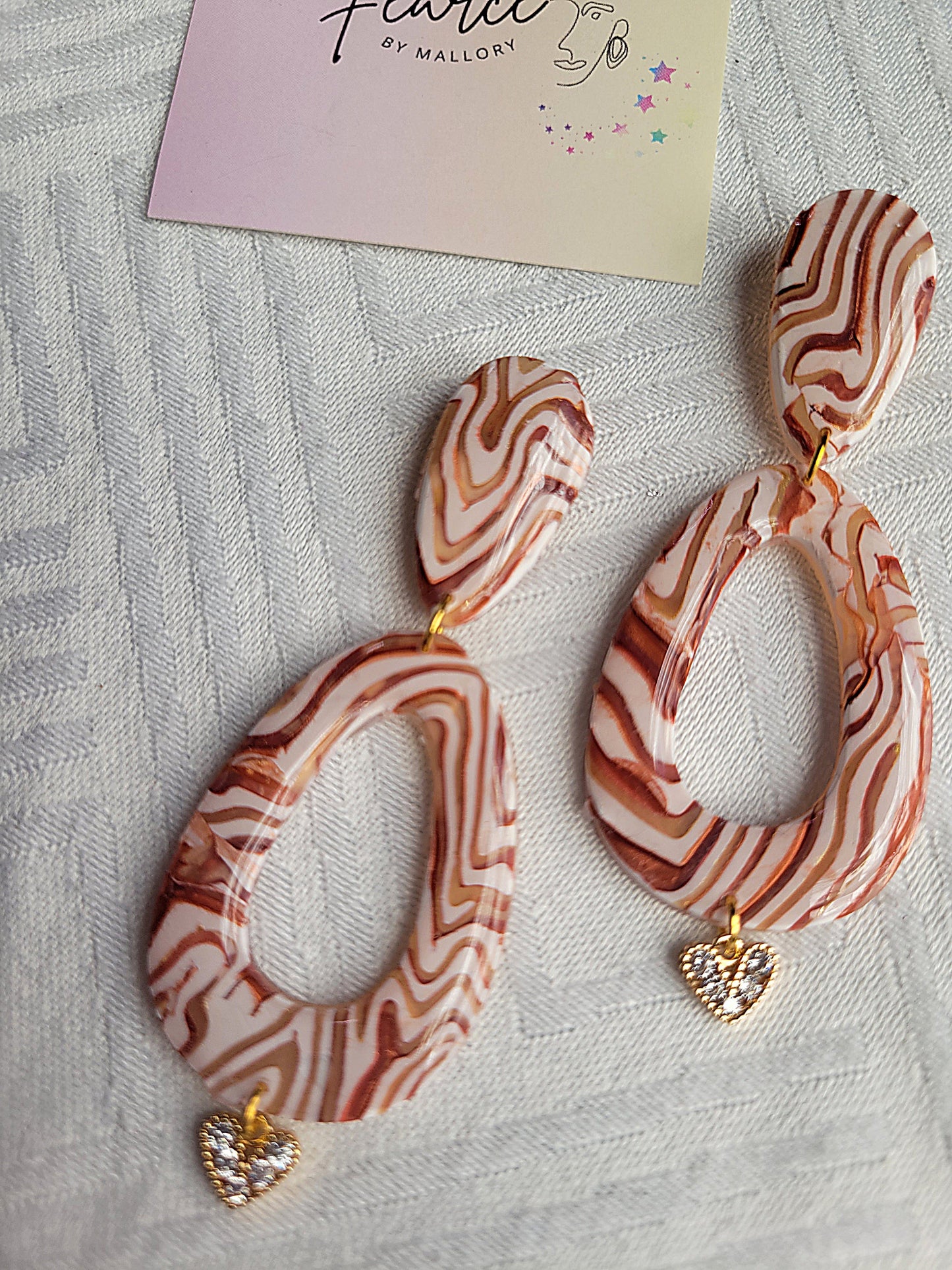 Latte Glam Dangles