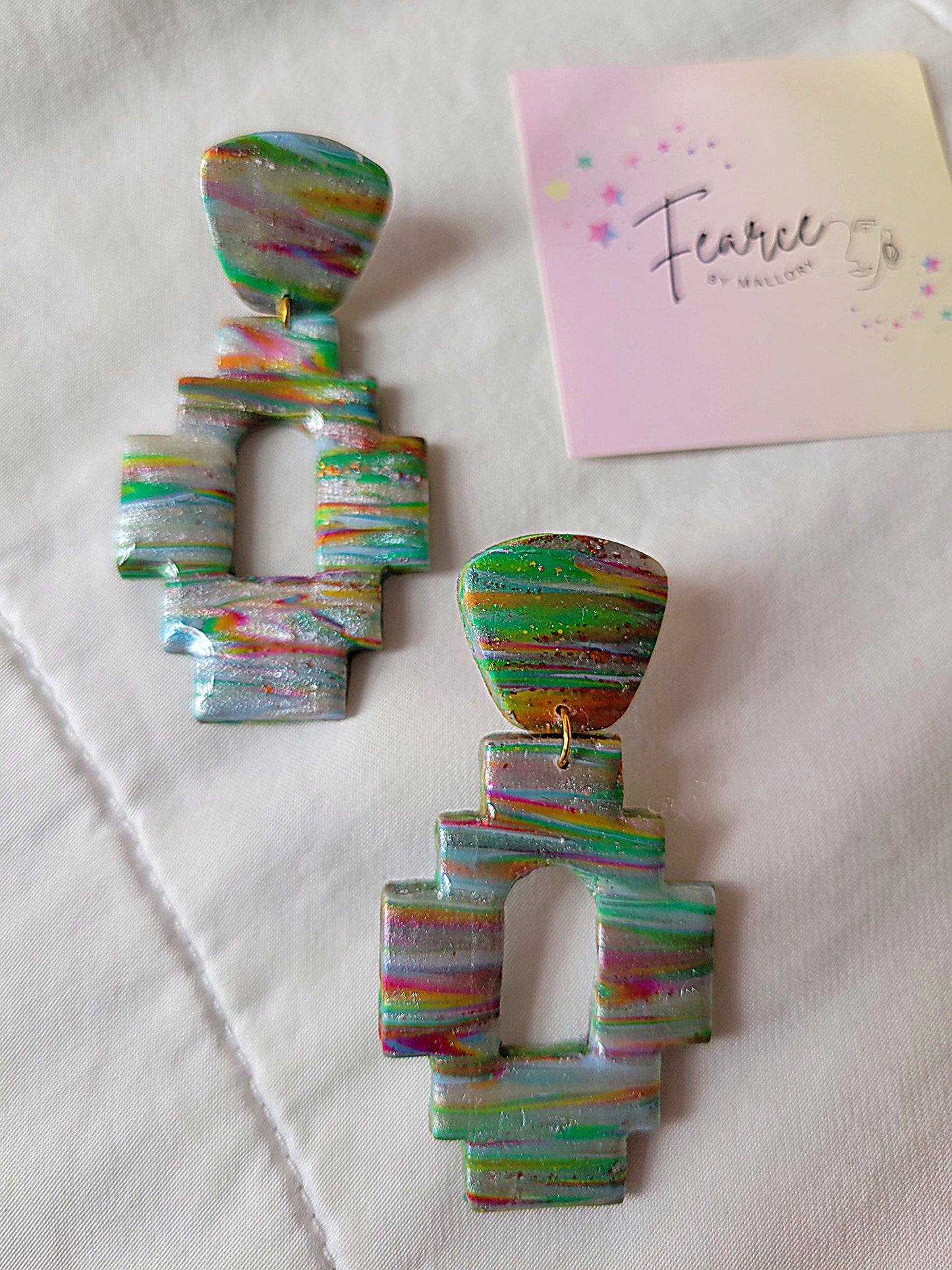 Rainbow Road Earrings