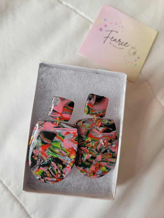 Multicolor Glam II Earrings